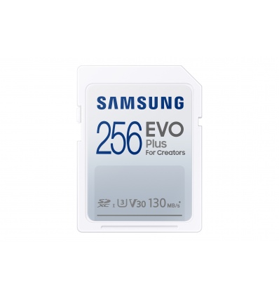 Samsung EVO Plus/SDXC/256GB/130MBps/UHS-I U3 / Class 10