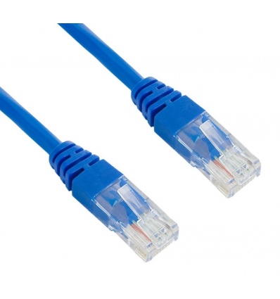 XtendLan Patch kabel Cat 5e UTP 0,25m modrý