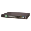 Planet IGS-6325-20T4C4X průmyslový L3 switch, 20x1Gb, 4x1Gb SFP, 4x10Gb SFP+, 2x power-in, -40~75°C, IP30, fanless