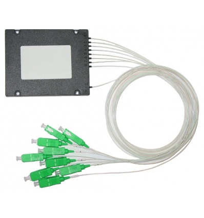 XtendLan Optický rozbočovač 1:8, SC/APC konektory, 1260-1650nm, singlemode, PLC, 1m