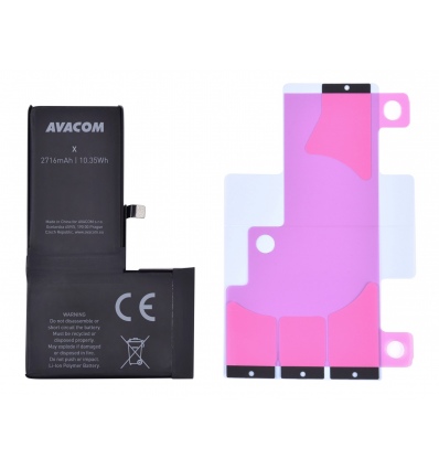 AVACOM baterie pro Apple iPhone X, Li-Ion 3,81V 2716mAh (náhrada 616-00346)