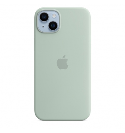 iPhone 14+ Silicone Case with MS - Succulent