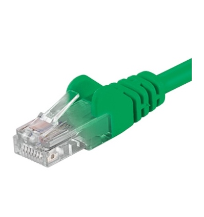 Patch kabel UTP RJ45-RJ45 level CAT6, 5m, zelená
