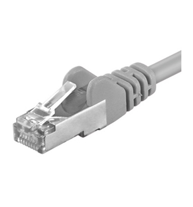 Premiumcord Patch kabel FTP, CAT6, AWG26, 1m,šedá