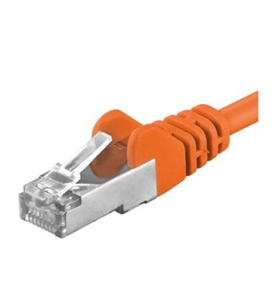 Premiumcord Patch kabel CAT6a S-FTP, RJ45-RJ45, AWG 26/7 3m, oranžová