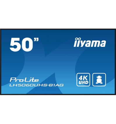 50" iiyama LH5060UHS-B1AG:IPS,4K UHD,24/7,Android
