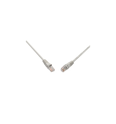 SOLARIX patch kabel CAT6 UTP PVC 3m šedý snag-proof