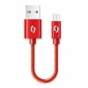 ALIGATOR PREMIUM 2A kabel, Micro USB 50cm, červený