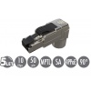 Konektor MPTL 90° RJ45 CAT6A STP samořezný SXRJ45-6A-STP-BK-SA-U