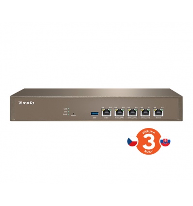 Tenda G1 Enterprise Gigabit MultiWAN Router, 3x GWAN/GLAN, 1x GLAN, 1x GWAN, Load Balance, VPN