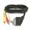 PremiumCord SCART - 3xCINCH 1.5m in/out přepínač