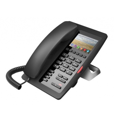 Fanvil H5 hotelový SIP telefon, 2SIP, 3,5" bar. displ., 6 progr. tl., USB, PoE
