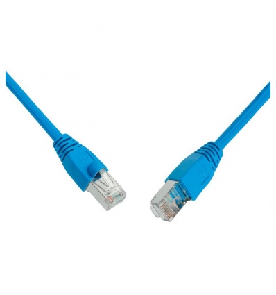 SOLARIX patch kabel CAT5E SFTP PVC 1m modrý