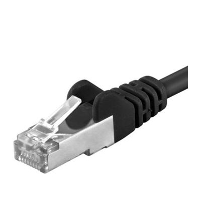 Premiumcord Patch kabel CAT6a S-FTP, RJ45-RJ45, AWG 26/7 5m, černá