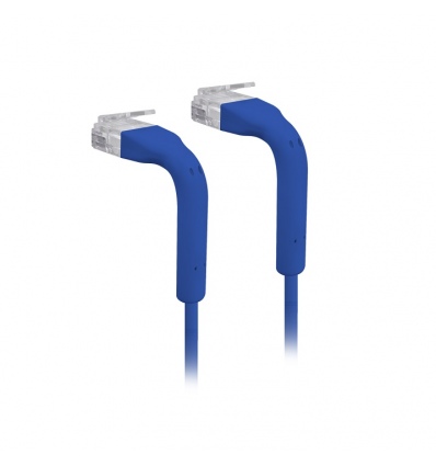 Ubiquiti U-Cable-PATCH-RJ45-BL,Eth Patch Kabel,0,1m (0,22m s konektory), Cat6, modrý