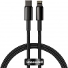 Baseus CATLWJ-01 Tungsten Gold Fast Charge Kabel USB-C to Lightning 20W 1m Black