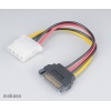 Adaptér SATA na 4pin Molex - 15 cm 2 ks