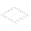 Sada pro zazdění RNA/SNA v.500 RAL9003 hl.lesklá