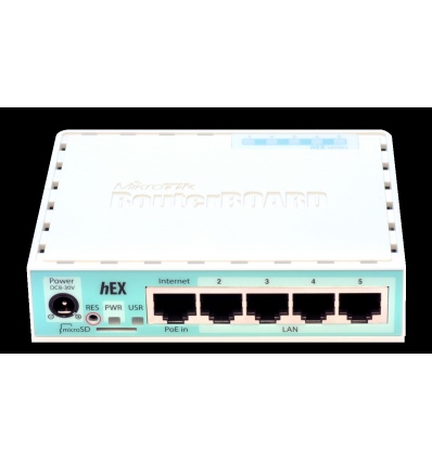 Mikrotik RB750Gr3, hEX, 256MB RAM, 880MHz, 5xGigabitLAN, L4