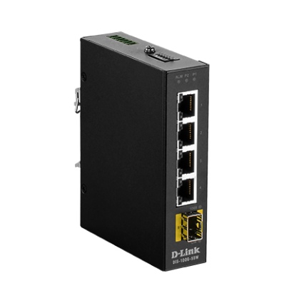 D-Link DIS-100G-5SW Industrial Gigabit Unmanaged Switch with SFP slot