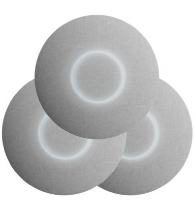Ubiquiti kryt pro UAP-nanoHD, U6 Lite a U6+, motiv tkaniny, 3 kusy