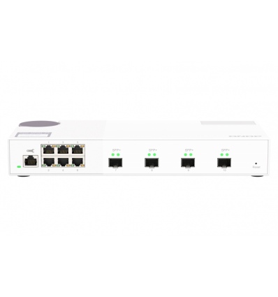 QNAP řízený switch QSW-M2106-4S (6x 2,5GbE RJ45 a 4x 10GbE SFP+)