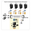 ATEN 4port KVMP USB+PS/2, USB HUB, audio, 1.2m