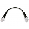 Ubiquiti U-Cable-PATCH-RJ45-BK, Ethernet Patch Kabel, 0,1m (0,22m s konektory), Cat6, černý