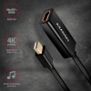 AXAGON RVDM-HI14N, Mini DisplayPort - HDMI 1.4 redukce / adaptér, 4K/30Hz