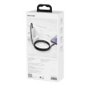 Baseus Datový kabel Tungsten Gold PD 20W 2m USB-C/Lightning černý