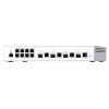 QNAP řízený switch QSW-M408-4C (12 portů: 8x Gigabit port + 4x 10G SFP+ / 10GbE kombo porty)