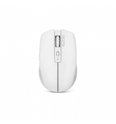 Dicota NOTEBOOK/Cestovní/Optická/Pro praváky/1 600 DPI/USB+BT/Bílá