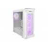Počítačová skříň Genesis IRID 505 ARGB V2/Midi Tower/Transpar./Bílá