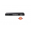 Tenda TEG1120P-16-250W PoE+ Gigabit switch 16x 1Gb/s PoE+ 802.3af/at + 2x SFP + 2x RJ45, 230W, Rack