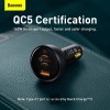 Baseus nabíječka do auta 1x USB-A 2x USB-C Quick Charge 5 160W šedá + kabel USB-C