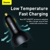 Baseus nabíječka do auta 1x USB-A 2x USB-C Quick Charge 5 160W šedá + kabel USB-C