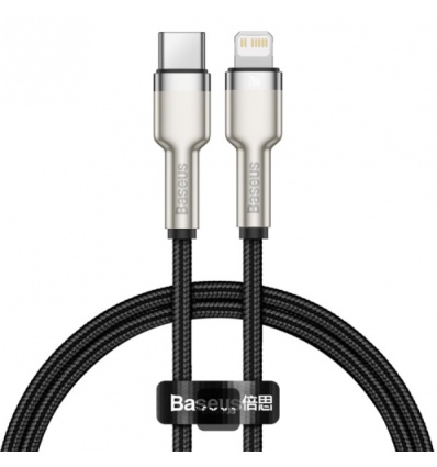 Baseus datový kabel Cafule USB-C na Lightning 0,25m PD 20W černý