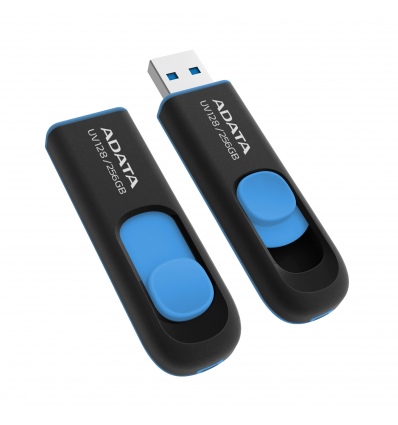 ADATA UV128/256GB/USB 3.2/USB-A/Modrá