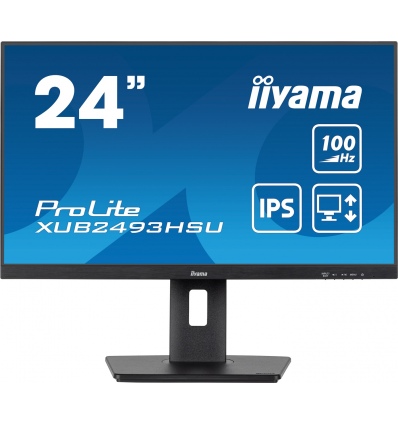 iiyama ProLite/XUB2493HSU-B7/23,8"/IPS/FHD/100Hz/1ms/Black/3R