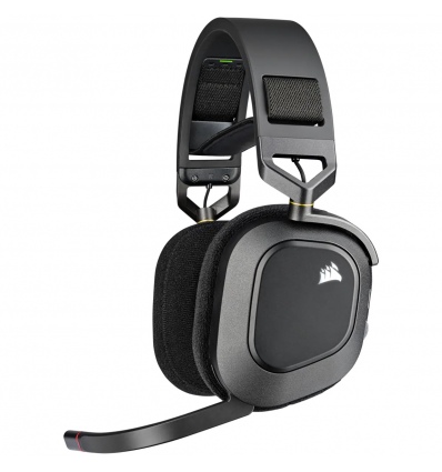 Corsair HS80 RGB Wireless/USB/USB/Bezdrát/Černá