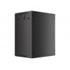 Nástěnný rack 19'' 15U 600X450mm černý flat pack