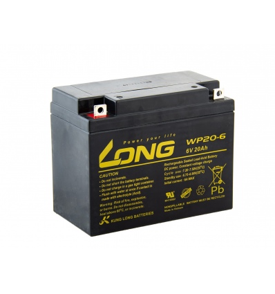 LONG baterie 6V 20Ah F3 (WP20-6)