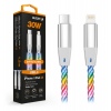 ALIGATOR Datový kabel LIGHT 3A, 30W USB-C/Lightning 0,5m