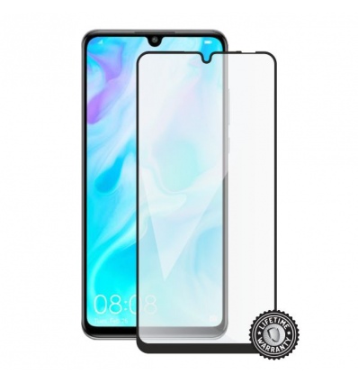 Screenshield HUAWEI P30 Lite Tempered Glass protection (full COVER black)