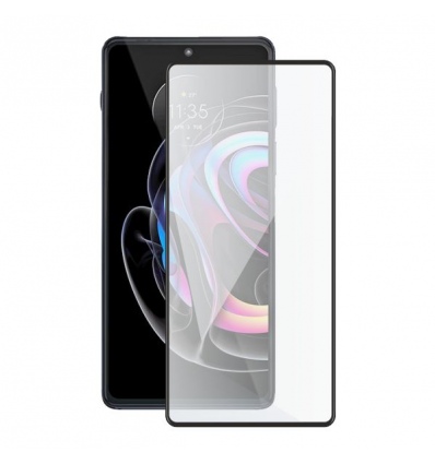 Screenshield MOTOROLA Edge 20 Pro XT2153 (full COVER black) Tempered Glass Protection