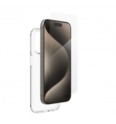 ZAGG Invisible Shield Elite 360° sklo + kryt iPhone 15 Pro průhledný