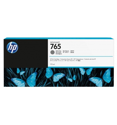 HP 765 Designjet tmavě šedá (775 ml), F9J54A
