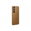 Samsung Ochranný kryt z veganské kůže pro Galaxy S25 Brown