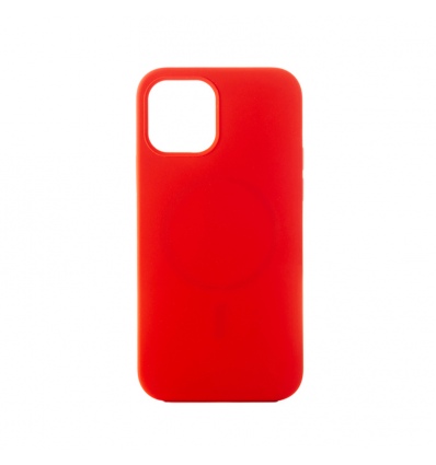 Silikonový kryt CARNEVAL SNAP pro iPhone 12 mini s MagSafe - červená