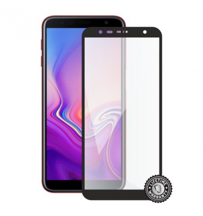 Screenshield SAMSUNG J610 Galaxy J6+ (2018) Tempered Glass protection (full COVER black)